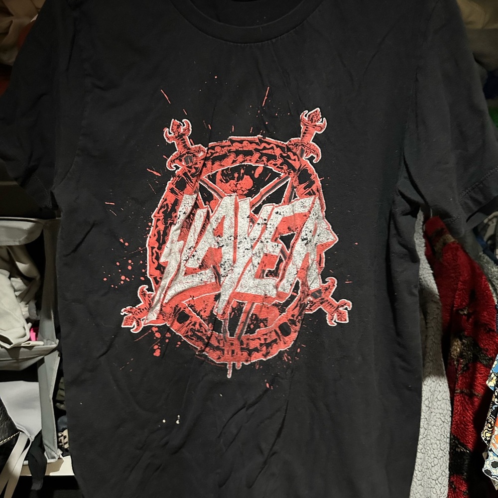 Slayer Black Graphic Band T-Shirt Men’s Medium